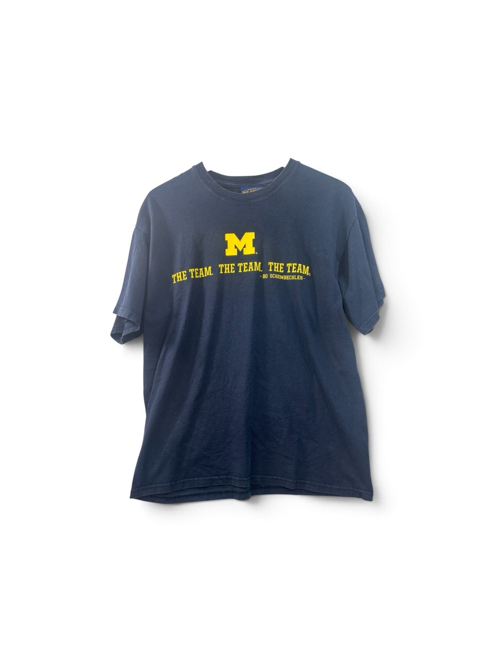 University Michigan Wolverines Football VTG Y2K Shirt Bo Schembechler The Team L